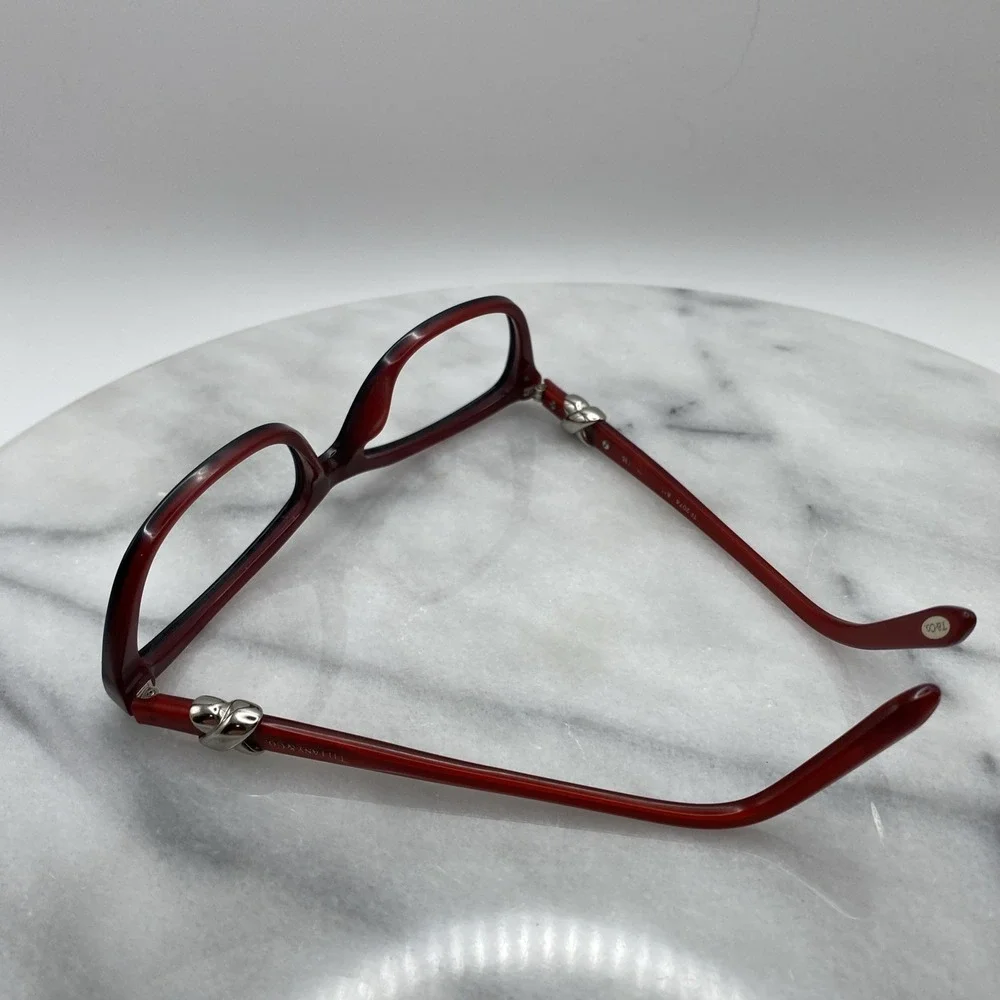 Tiffany & Co Women 51mm Eyeglasses Black Red TF 2074 Paloma Picasso Heart Knot